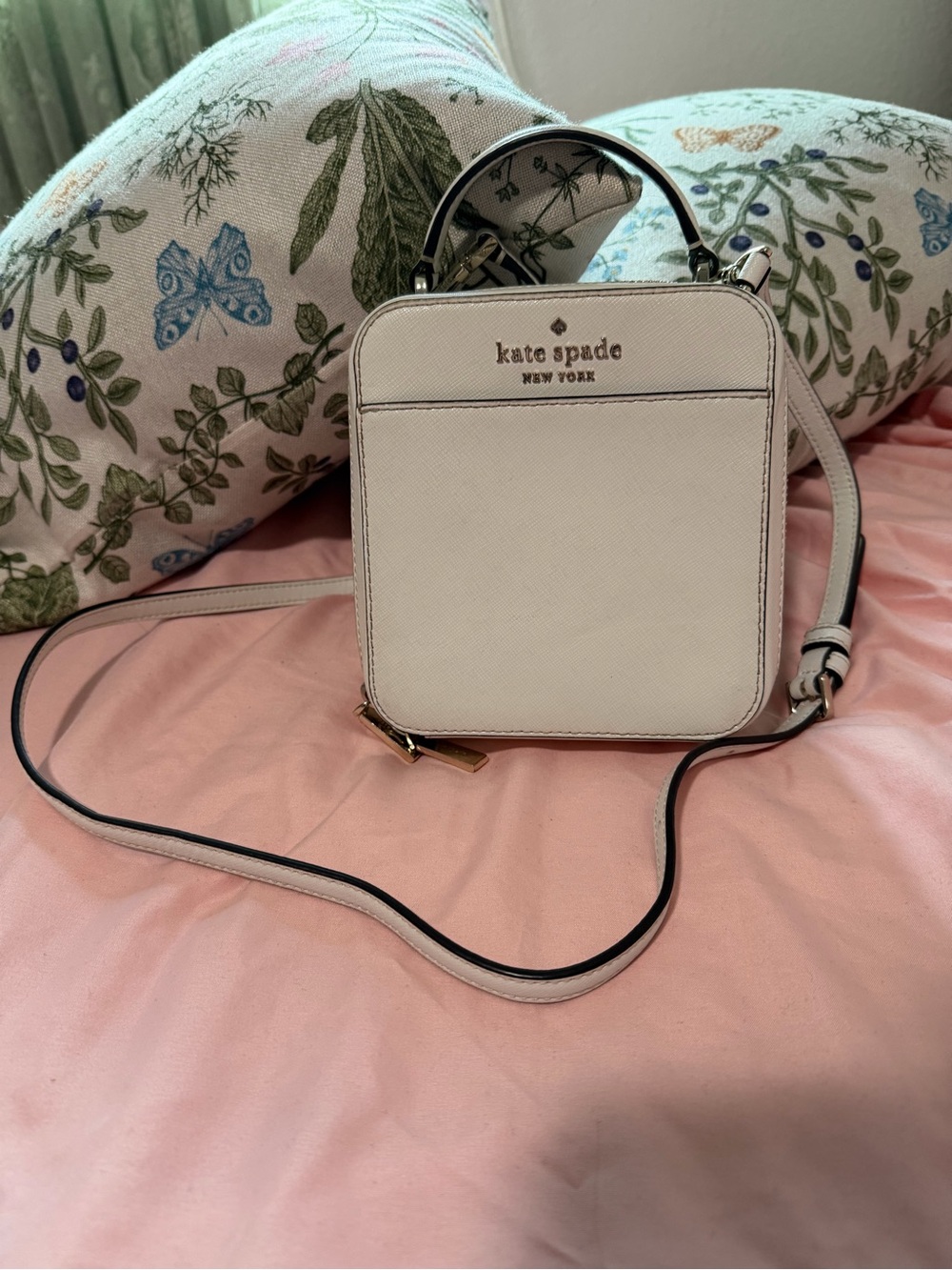 kate spade Cream Crossbody Top-Handle Bag